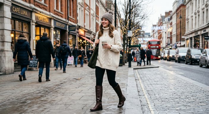 15 Leggings Winter Outfits for Cozy Chic Style