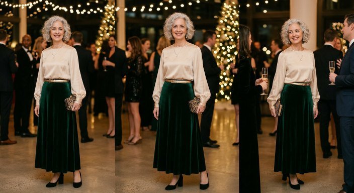 15 Maxi Skirt Outfits for Women Over 50 to Copy