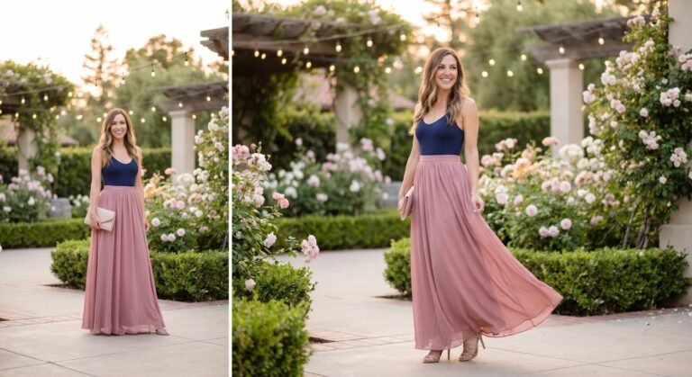 16 Long Skirt Outfit Ideas for Every Season & Style