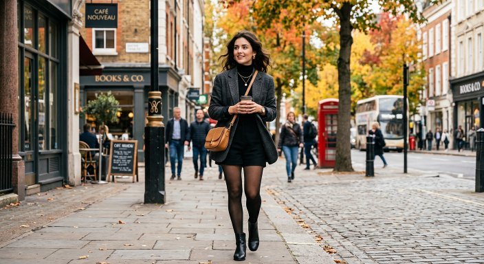 14 Fall Outfits with Tights You’ll Want to Recreate