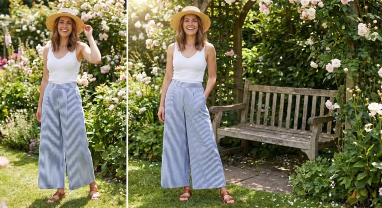 15 Striped Pants Outfits That Turn Heads Everywhere