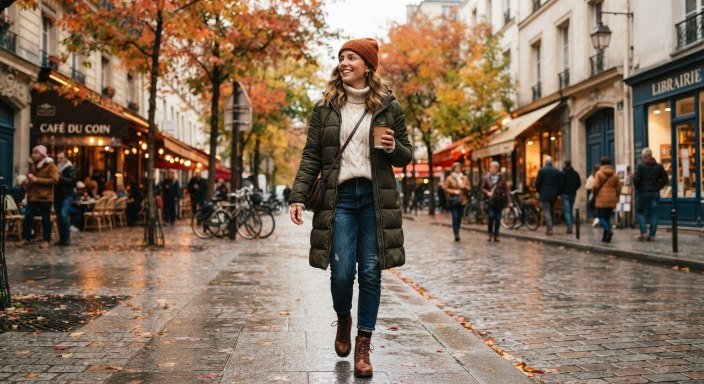 14 Long Puffer Jacket Outfits for Stylish Warmth